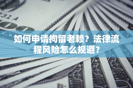 北京如何申请拘留老赖？法律流程风险怎么规避？