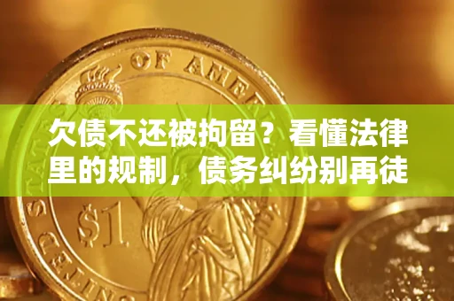 北京欠债不还被拘留？看懂法律里的规制，债务纠纷别再徒劳奔波