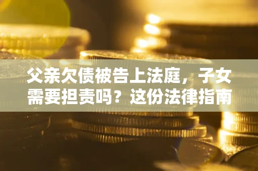 北京父亲欠债被告上法庭，子女需要担责吗？这份法律指南必须看完