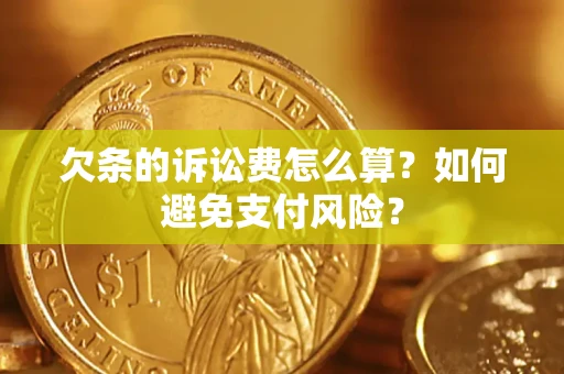 北京欠条的诉讼费怎么算？如何避免支付风险？
